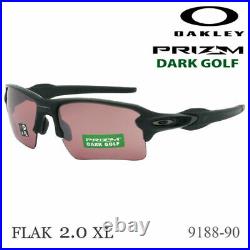 OAKLEY FLAK 2.0 XL Sunglasses OO9188-90 Matte Black Frame With PRIZM Dark Golf