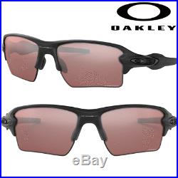 OAKLEY Flak 2.0 XL GOLF SUNGLASSES 100% GENUINE / MATTE BLACK / DARK PRIZM GOLF