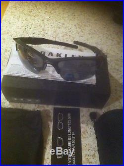 OAKLEY Half Jacket 2.0 XL Polarized Cycling WrapAround Golf Sunglasses Hard Case