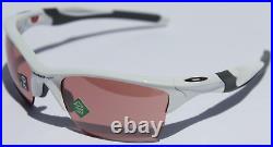OAKLEY Half Jacket 2.0 XL Sunglasses Polished White/Prizm Dark Golf NEW OO9154