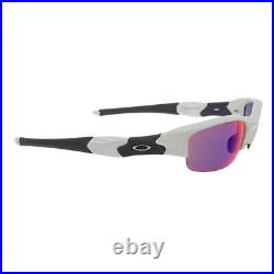 OAKLEY OO9112-02 FLAK JACKET Sunglasses 63-14 133 Purple White Plastic Men's 543