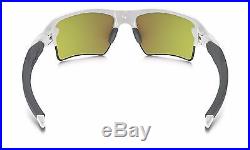 OAKLEY OO9188-19 FLAK 2.0 XL Polished White with Fire Iridium Sport Sunglasses