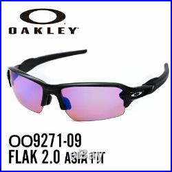 OAKLEY OO9271-09 (A) FLAK 2.0 Polished Black/Prizm Golf Sunglasses 61-12-133