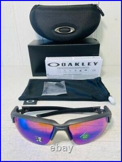 OAKLEY OO9373-0470 FLAK DRAFT Matte Steel w Prizm Golf Sport Lenses Suns $196