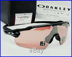 OAKLEY polished black PRIZM DARK GOLF RADAR EV PITCH OO9211-18 sunglasses NEW