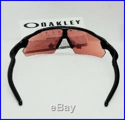 OAKLEY polished black PRIZM DARK GOLF RADAR EV PITCH OO9211-18 sunglasses NEW