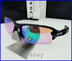 OAKLEY polished black PRIZM GOLF FLAK 2.0 (Asia fit) OO9271-09 sunglasses NEW