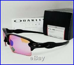 OAKLEY polished black PRIZM GOLF FLAK 2.0 XL OO9188-05 sunglasses! NEW IN BOX