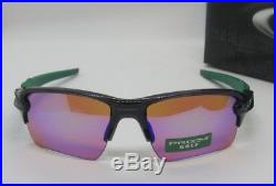 OAKLEY polished black PRIZM GOLF FLAK 2.0 XL OO9188-7059 sunglasses NEW IN BOX