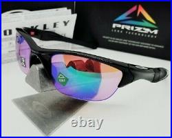 OAKLEY polished black PRIZM GOLF HALF JACKET 2.0 OO9153-27 (A) sunglasses NEW