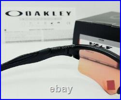 OAKLEY polished black PRIZM GOLF HALF JACKET 2.0 XL OO9154-49 sunglasses! NEW