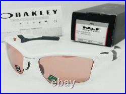 OAKLEY polished white PRIZM DARK GOLF HALF JACKET 2.0 XL OO9154-63 sunglasses