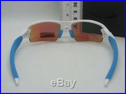 OAKLEY polished white PRIZM GOLF FLAK 2.0 OO9271-17 (AF) sunglasses! NEW