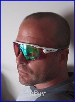OAKLEY polished white PRIZM GOLF RADAR EV PITCH OO9211-05 sunglasses NEW IN BOX