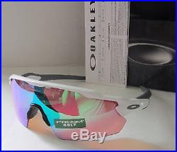 OAKLEY polished white PRIZM GOLF RADAR EV PITCH OO9211-05 sunglasses NEW IN BOX