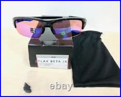 Oakley Asian Fit Flak Beta Polished Black Prizm Golf Sunglasses OO9372-0565