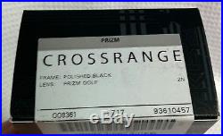 Oakley Crossrange Sunglasses OO9361-0457 Polished Black Prizm Golf BNIB
