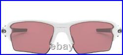 Oakley FLAK 2.0 XL OO 9188 White/Prizm Dark Golf 59 unisex Sunglasses