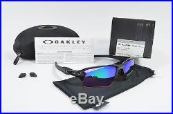 Oakley FLAK 2.0 XL Sunglasses Polished Black with Prizm Golf OO9188-05 NIB