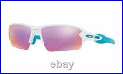 Oakley Flak 2.0 Asian Fit Polished White Prizm Golf Sunglasses OO9271-1761