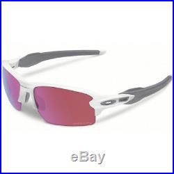 Oakley Flak 2.0 Mens Sunglasses Polished White Prizm Golf One Size