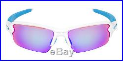 Oakley Flak 2.0 OO9271-17-61 Men's Polished White/Prizm Golf Lens Sunglasses