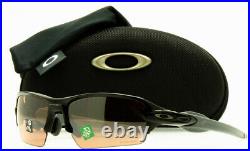 Oakley Flak 2.0 OO9271-3761 Asian Fit Sunglasses Polished Black Prizm Dark Golf