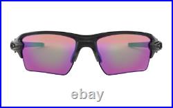 Oakley Flak 2.0 Sunglasses OO9188-05 Black Semi Frames Purple Golf Prizm Lens