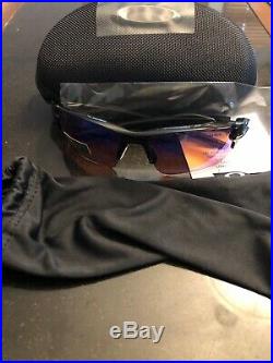Oakley Flak 2.0 XL Polished Black Frame Prizm Golf Sunglasses WithCase