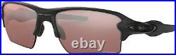 Oakley Flak 2.0 XL Prizm Pink Dark Golf Half-Rim Black Sunglasses OO9188-90 59