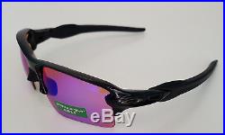 Oakley Flak 2.0 XL Prizm Sunglasses OO9188-05 Polished Black/Prizm Golf NEW
