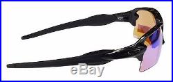 Oakley Flak 2.0 XL Sunglasses, OO9188-05, Polished Black, Prizm Golf Lenses