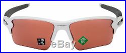 Oakley Flak 2.0 XL Sunglasses OO9188-B159 Polished White Prizm Dark Golf Lens