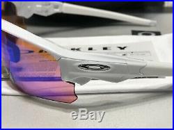 Oakley Flak Draft AF Polished White with Prizm Golf lenses SKU# 9373-0670 + Vault