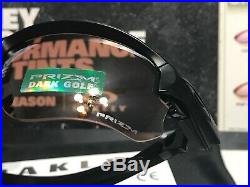 Oakley Flak Draft Matte Black frame with Prizm Dark Golf lens SKU# 9364-1167 New