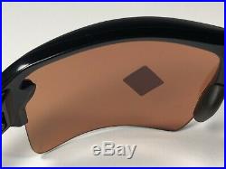 Oakley Flak Jacket 2.0 Custom Polished Black Sunglasses WithDark Golf Prizm Lens