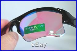 Oakley Flak Jacket XLJ Sunglasses 24-428 Polished Black Frame With Prizm Golf Lens
