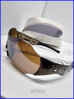Oakley GEN 1 Zero Sunglasses Brown Lenses Excellent Shape With Bag And Case
