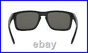 Oakley Holbrook Sunglasses Matte Black Frame Ice Iridium Lens-OO9102-52