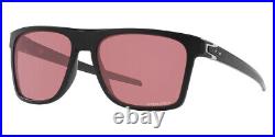 Oakley Leffingwell OO9100 Sunglasses Matte Black Prizm Dark Golf Mirrored 57mm