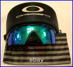 Oakley M Frame G26 Mint Carbon Fiber W Hybrid Vented & Silver Icons Sunglasses