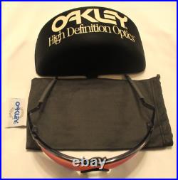 Oakley M Frame Mumbo Mint Gen 1 Crystal Black W Positive Red Strike Sunglasses