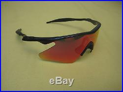 Oakley M-Frame PRO S Fire Lens Cycling Golf Sunglasses + Case