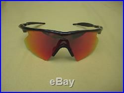 Oakley M-Frame PRO S Fire Lens Cycling Golf Sunglasses + Case