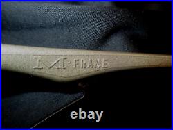 Oakley M Frame Pro Metallic Sand W Fire Iridium Sweep No Hinge Used Sunglasses