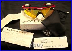 Oakley M Frame Rare Custom Order Red Metallic Frame Sunglasses