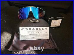 Oakley MVP Sutro Lite Matte Silver Green Flux Prizm Golf OO9463