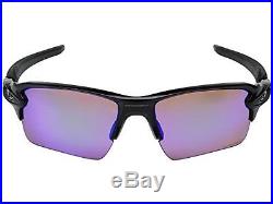 Oakley Men's Flak 2.0 XL Polished Black withPrizm Golf Sunglasses