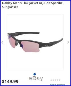 Oakley Men's Flak Jacket xlj Golf Specific BlackG30 (03-921) Sunglasses REDUCED