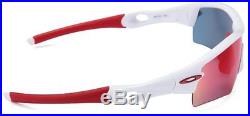 Oakley Men's Radar Path Golf Sunglasses Polished White/Red Iridium 09-721J
